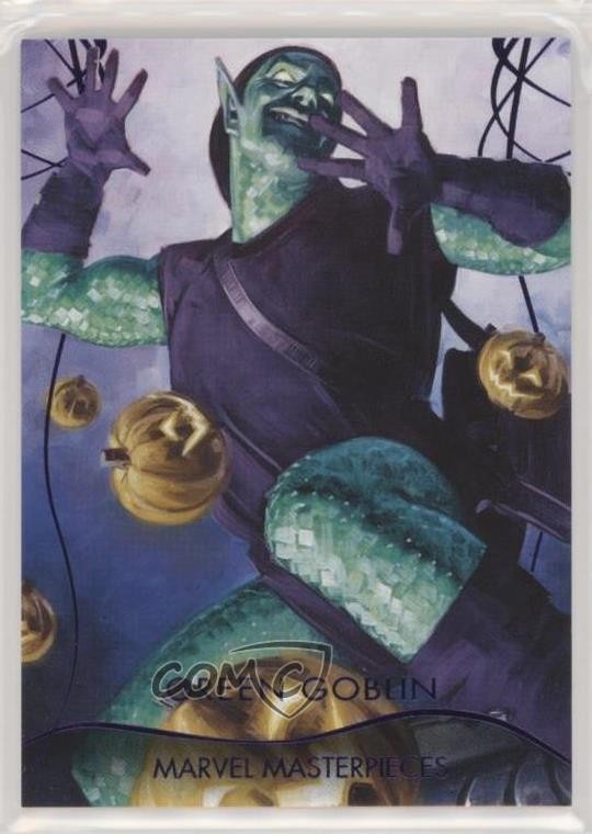 2020 Upper Deck Marvel Capolavori Livello 1 Epico Viola 88/199 Goblin Verde 01hi