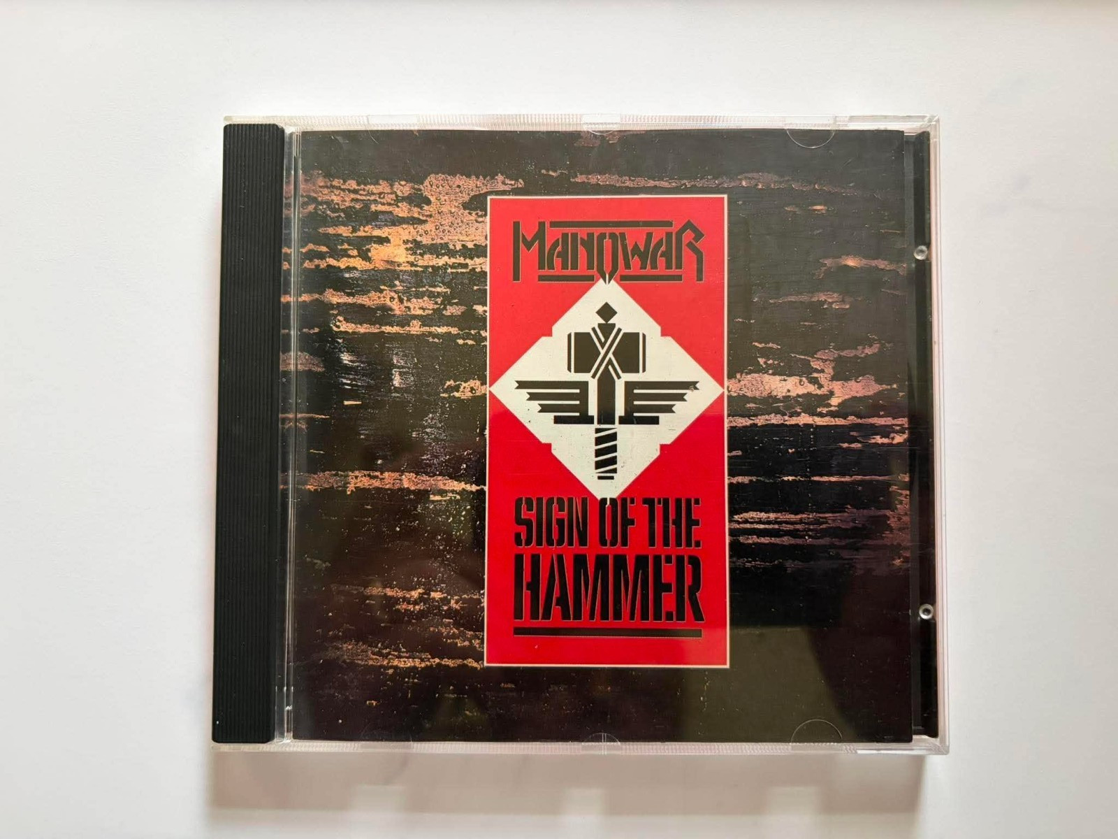 MANOWAR SIGN OF THE HAMMER CD EX metallica iron maiden mercyful fate pantera dio