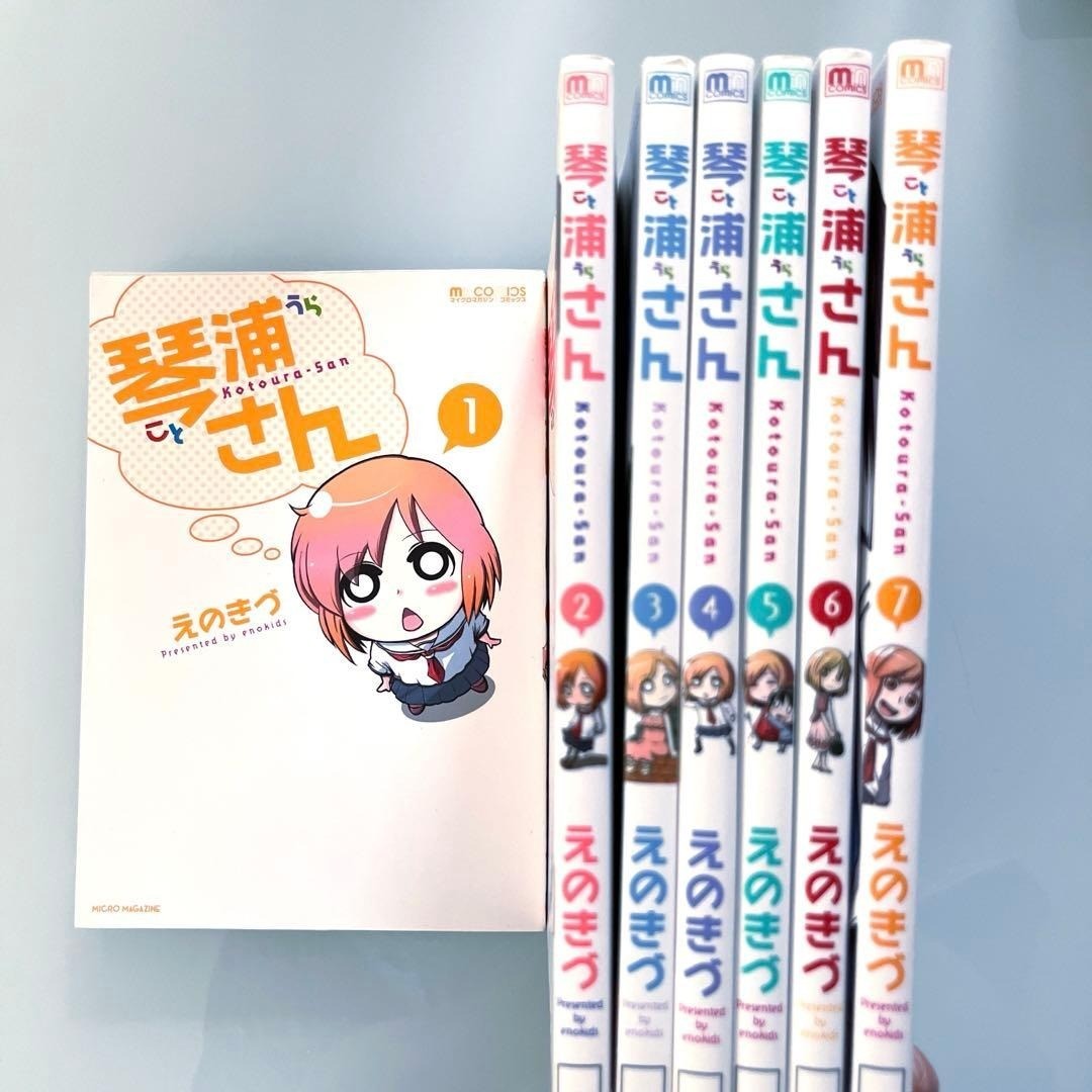 Kotoura-san vol. Set 1-7 Manga Fumetti Enokizu Lingua Giapponese JPN