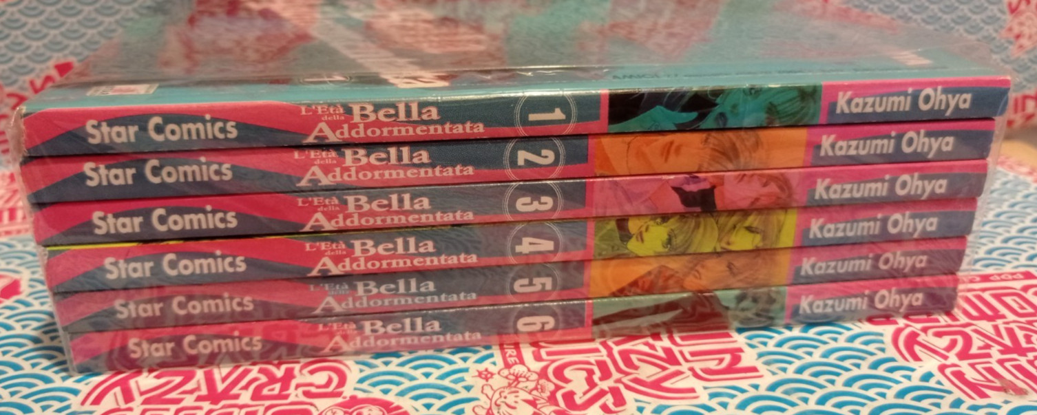 L'età della bella addormentata, serie completa, volumi da 1 a 6