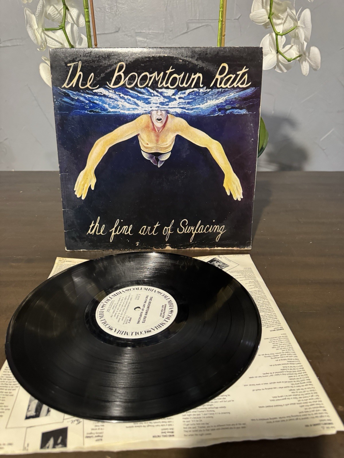 THE BOOMTOWN RATS (1979)  COLUMBIA Promotional LP The Fine Art Of Surfacing Rare