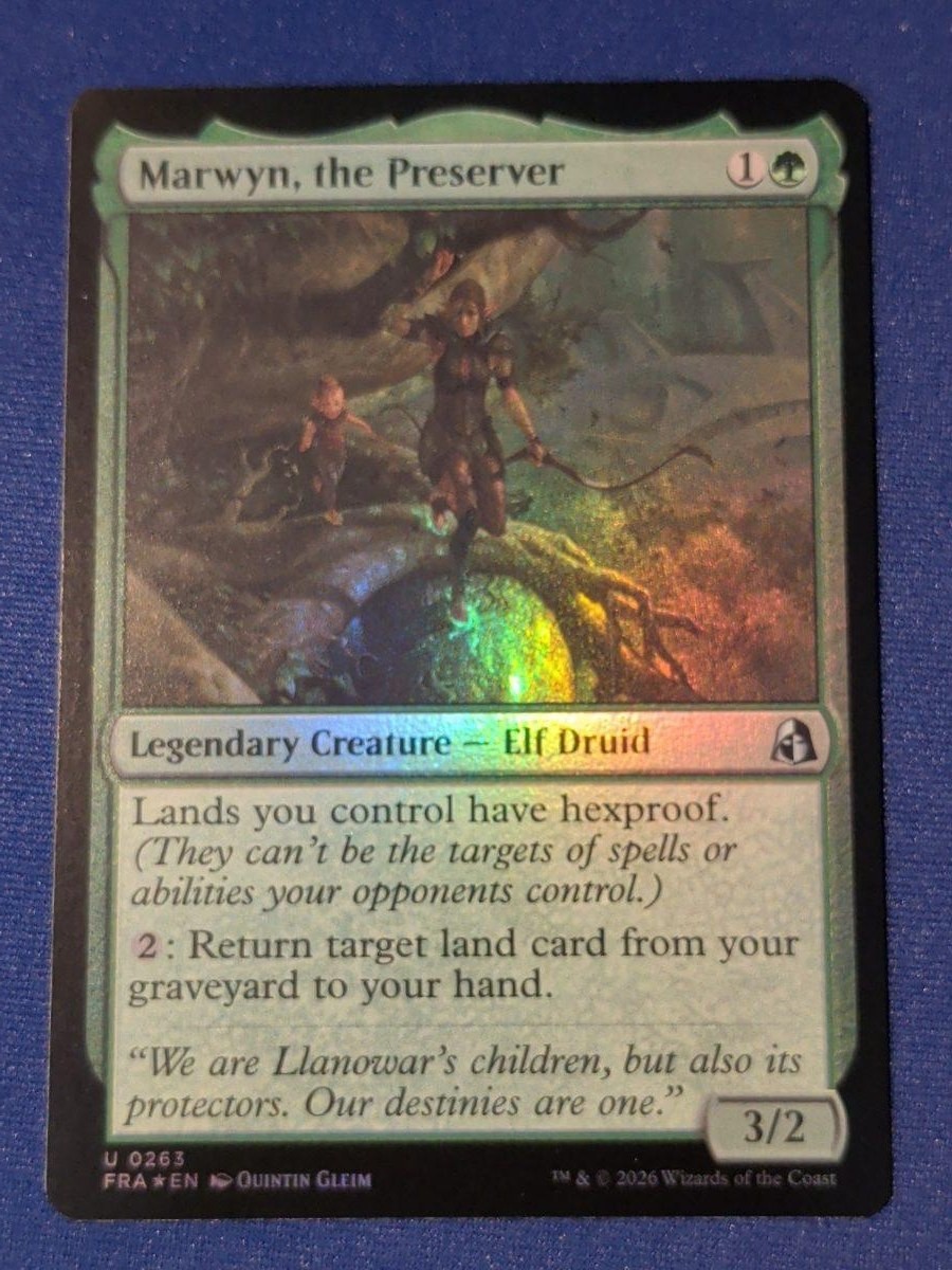 Marwyn, the Preserver Foil Reality Fracture #263 quasi nuovo MTG