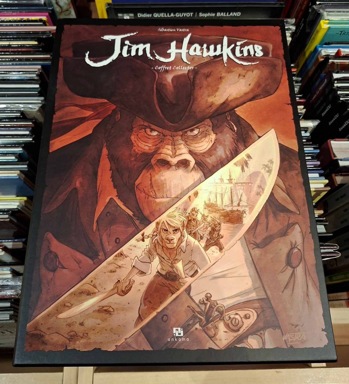 Coffret Jim Hawkins T.1/2/3 _ Vastra _ Ankama _ Edition Limitée _ 2022 /Dédicacé