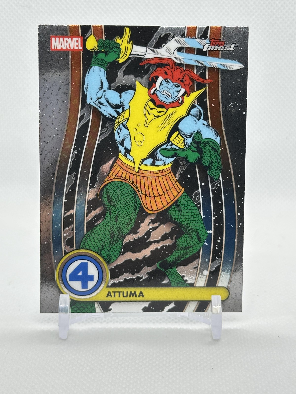 Topps Finest Fantastic Four #008 Attuma