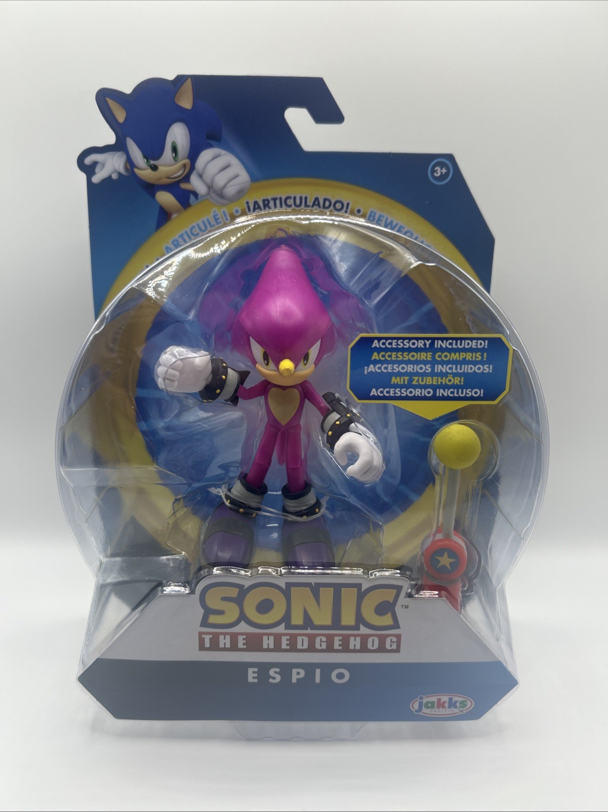 2025 Jakks Pacific Sonic the Hedgehog - Espio 4" Action Figure w/ Checkpoint