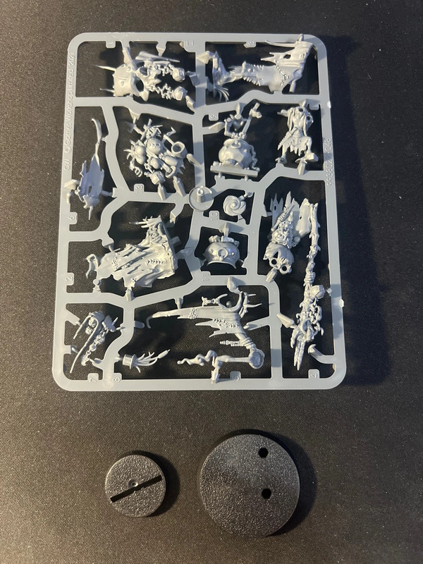 Warhammer Age of Sigmar Orruk Warclans Swampcalla Shaman with pot-grot