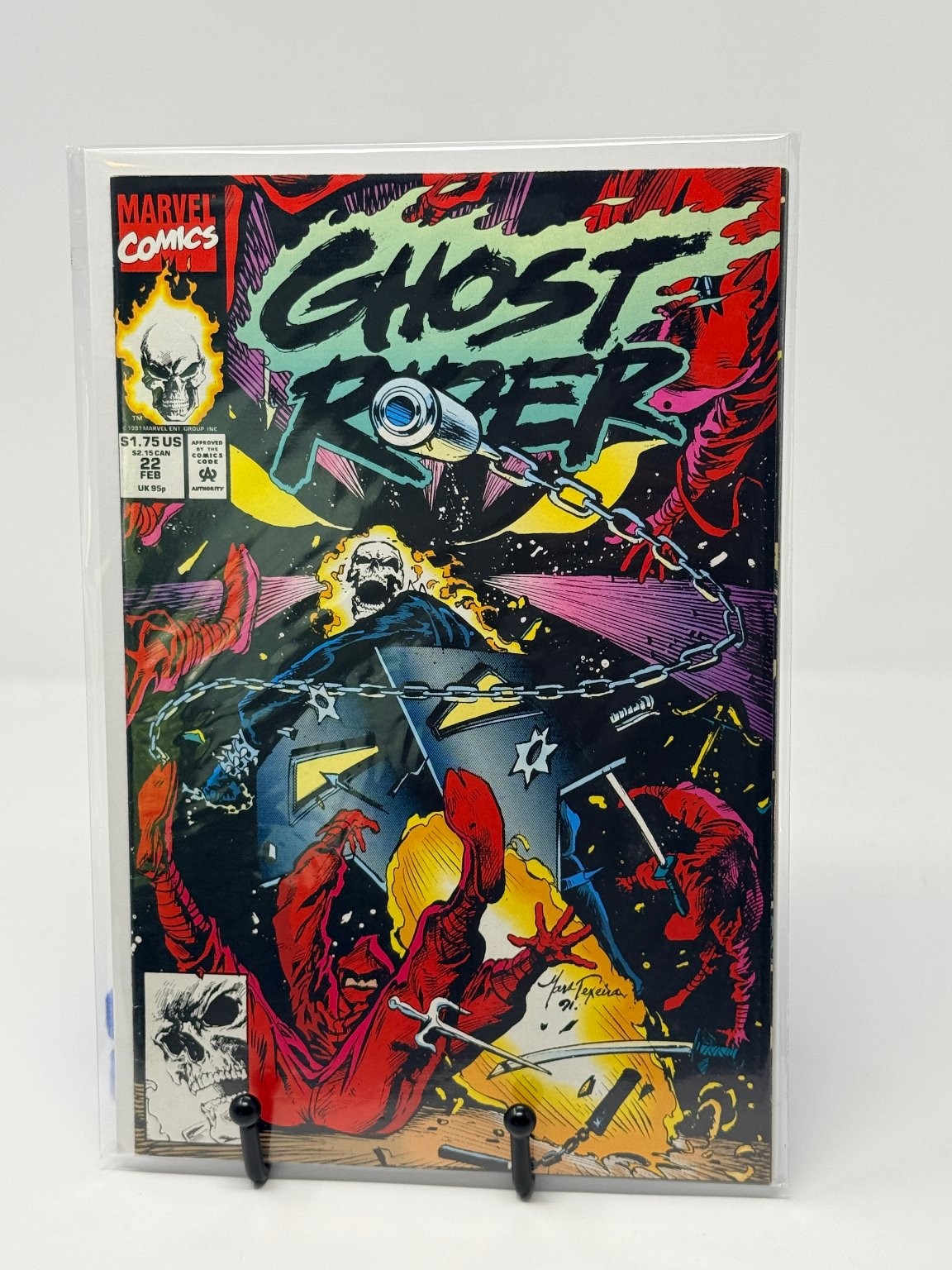 Ghost Rider #22 Marvel Comics Mark Texeira 1992 fumetto supereroe