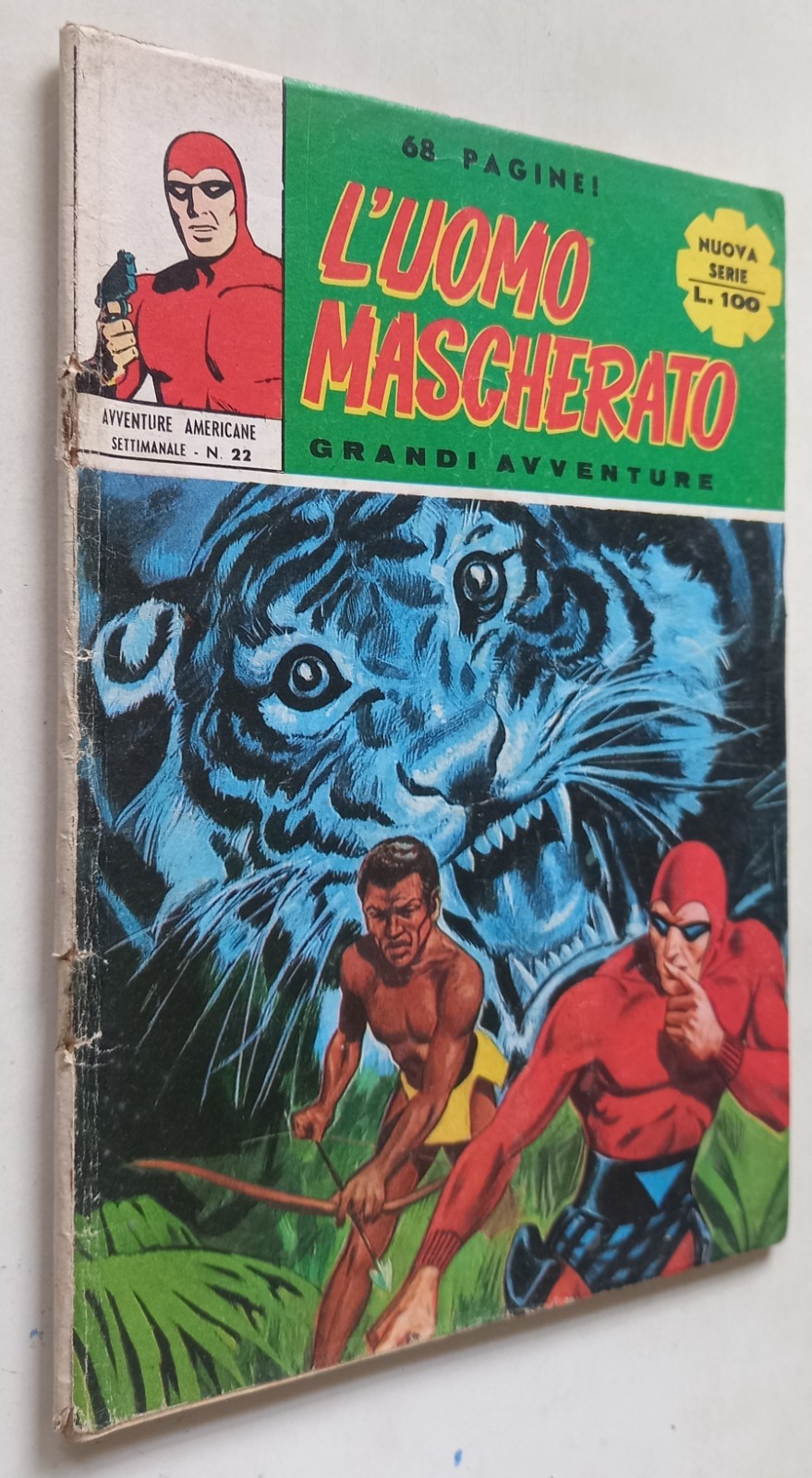 L'UOMO MASCHERATO-Avventure Americane nuova serie N. 22- 5/12/1971 -Fr. Spada