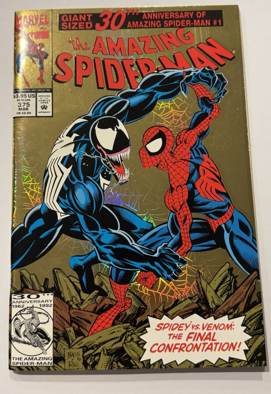 The Amazing Spider-Man, fumetto Marvel volume 1 #375 marzo 1993