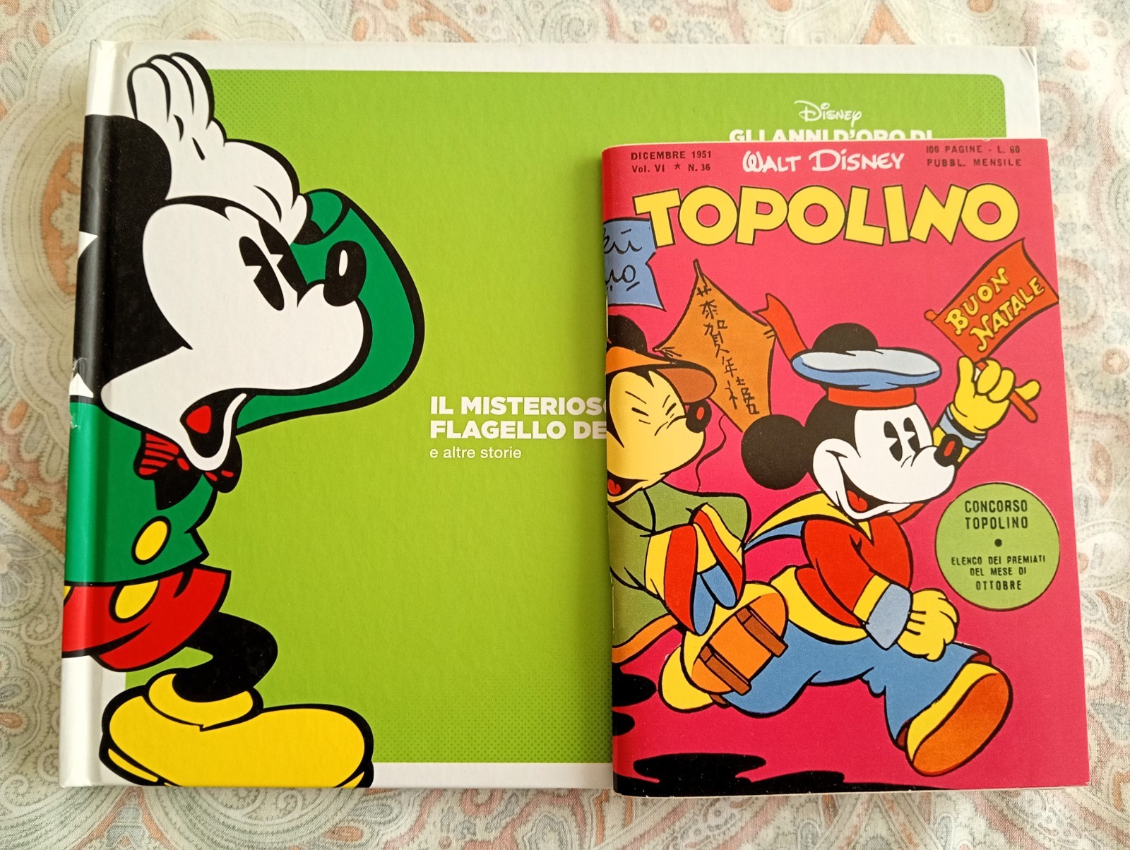 GLI ANNI D'ORO DI TOPOLINO 36 GAZZETTA allegato TOPOLINO 36 ANASTATICO NUOVO
