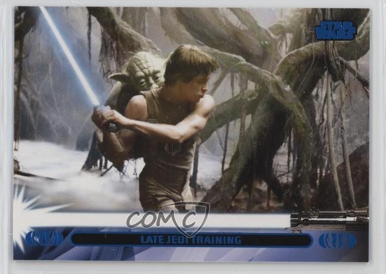 2013 Topps Star Wars Jedi Legacy Blue Late Jedi Training Luke Skywalker #13L 5cb