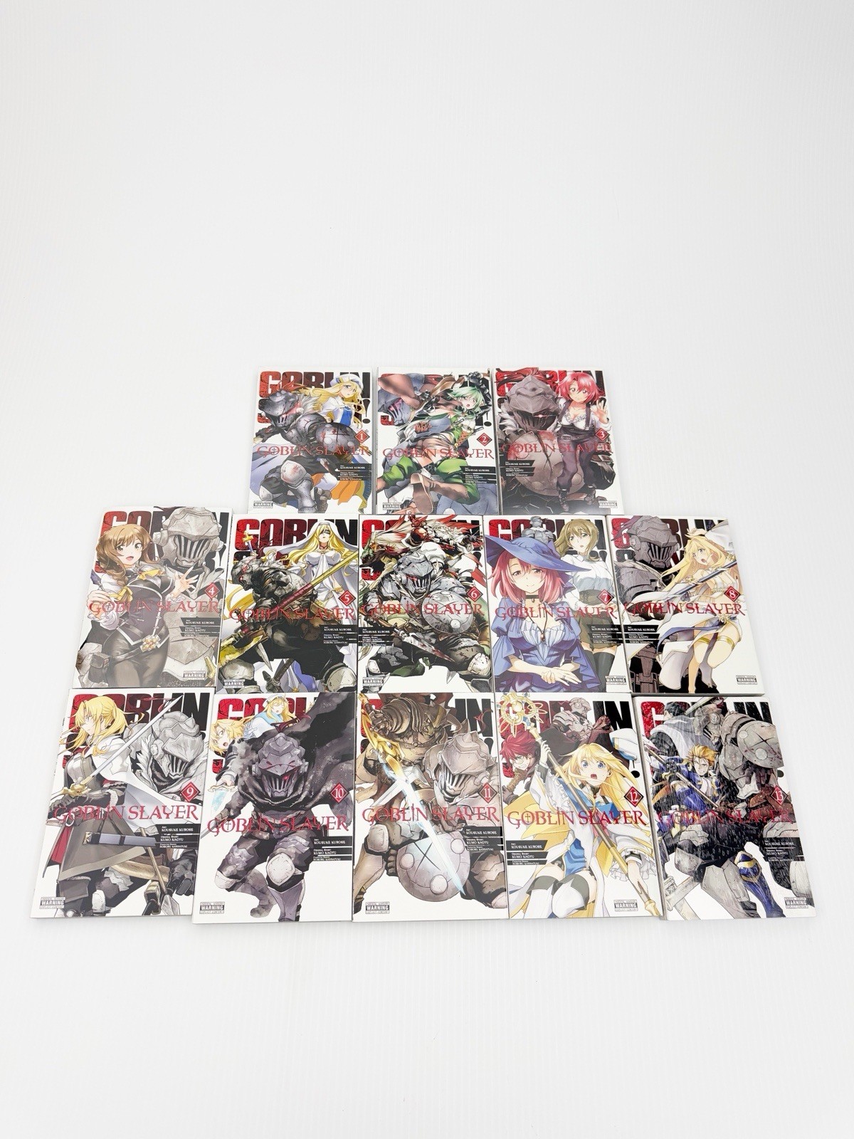 Goblin Slayer Anime Manga Copertina Morbida Libri Volumi 1-13 Set Inglese