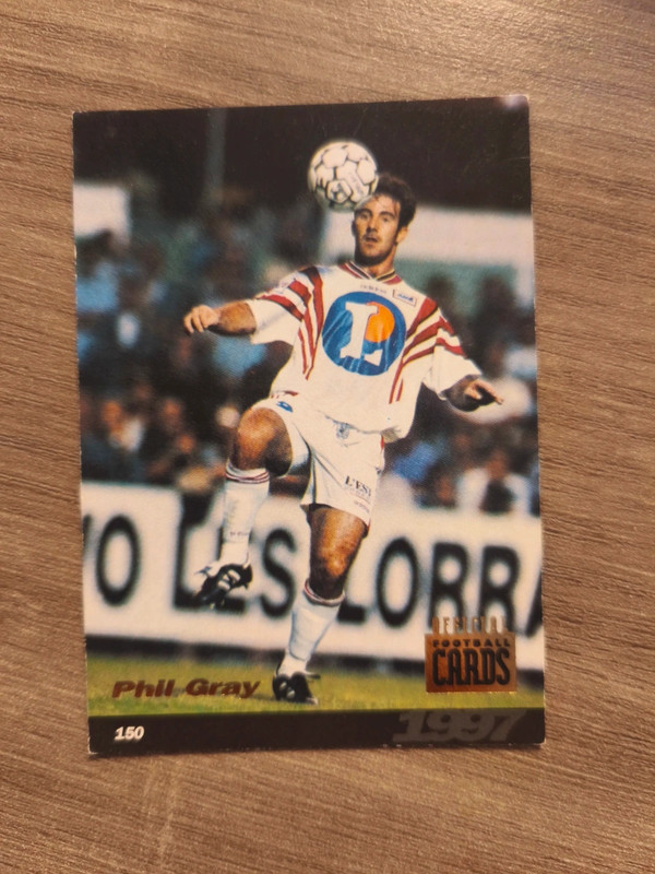 Carte Panini Phil Gray ASNL Nancy Lorraine Division 1 D1 France Star Foot Championnat