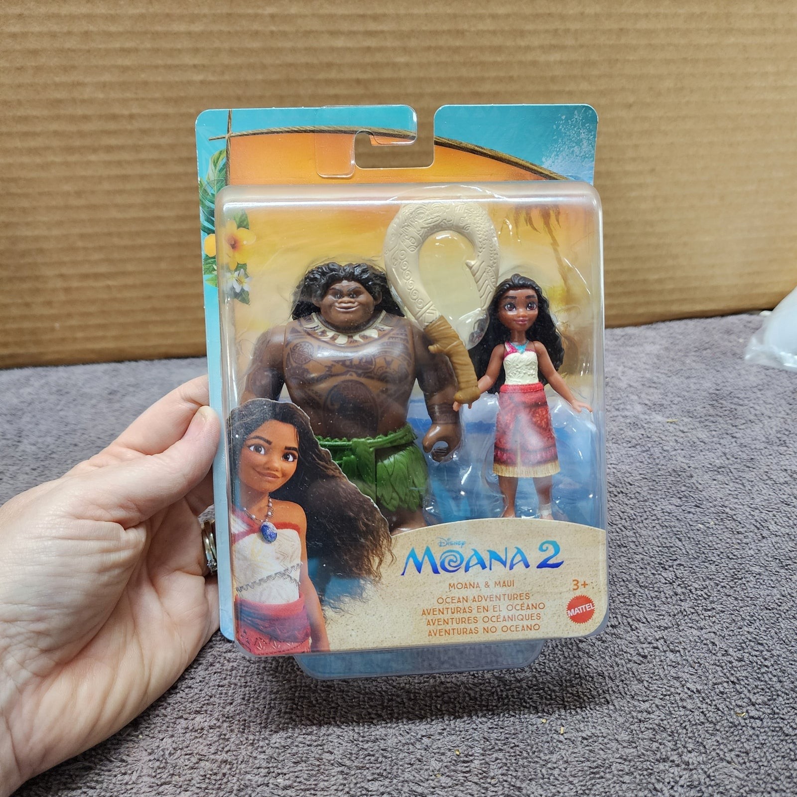 Disney Moana and Maui Ocean Adventures new unopened figures b55