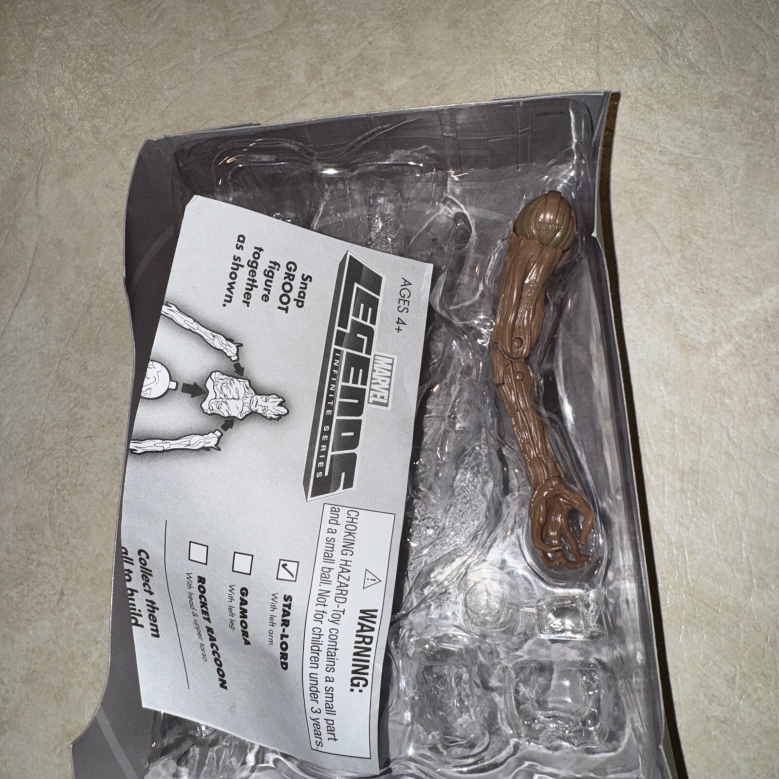Marvel Legends Series Groot braccio sinistro BAF parte $