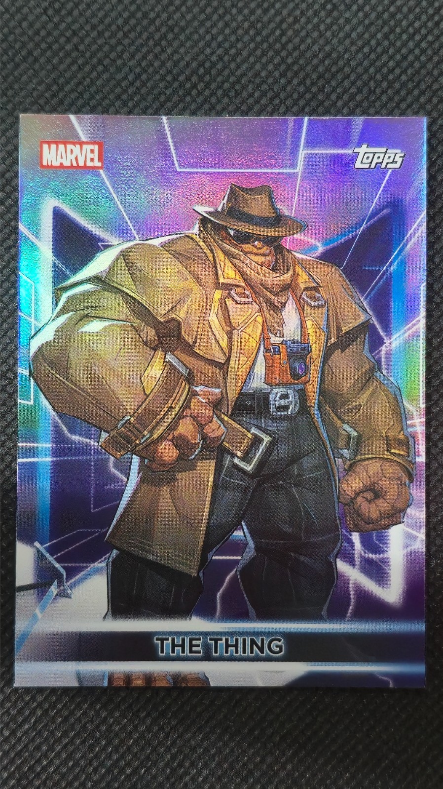 2026 Topps Neon Marvel The Thing Rivals Variant #29 Rainbow Foil NM