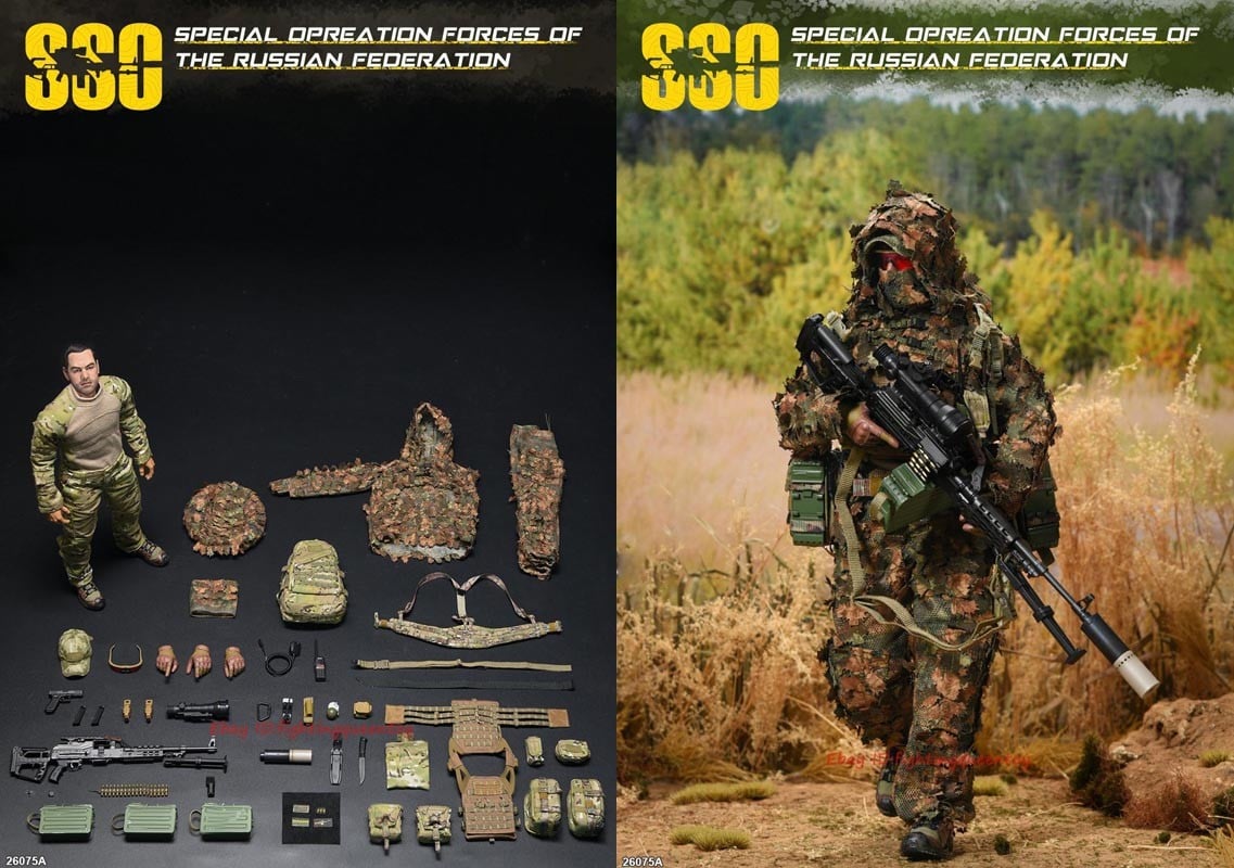 Easy&Simple 26075A Modellino SSO Forze Speciali Russe 1/6 IN MAGAZZINO