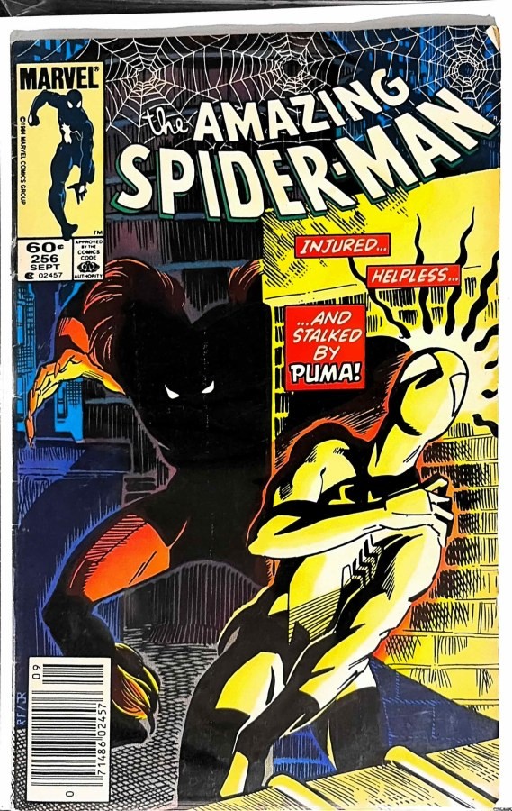 The Amazing Spider-Man #256 (1984) fumetto Marvel Puma