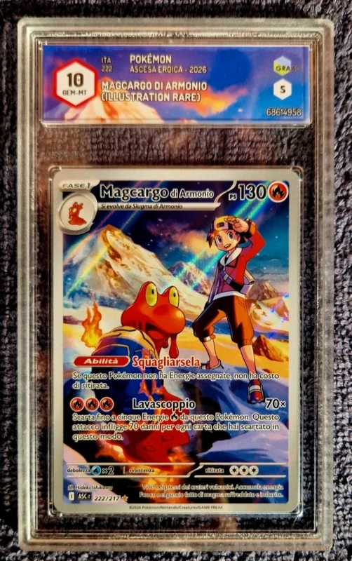 Pokémon - Magcargo di Armonio 222/217 Ascesa Eroica ITA Illus Rare Graad 10