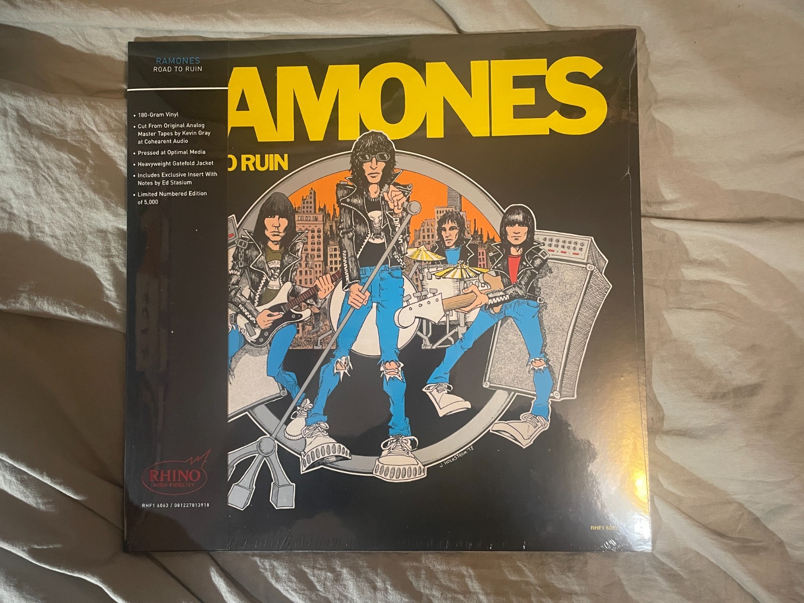 RAMONES Road To Ruin VINYL 180g LP Rhino High Fidelity Limited #ed New SEALED