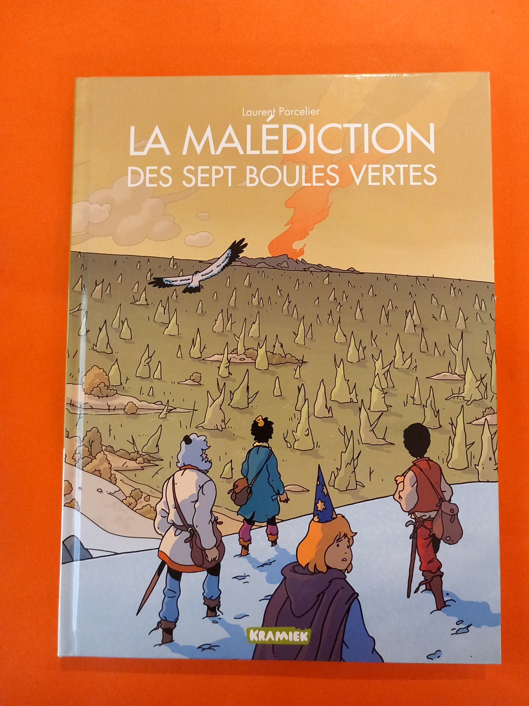 PARCELIER LA MALEDICTION DES SEPT BOULES VERTES EO 2018 KRAMIEK COMME NEUF