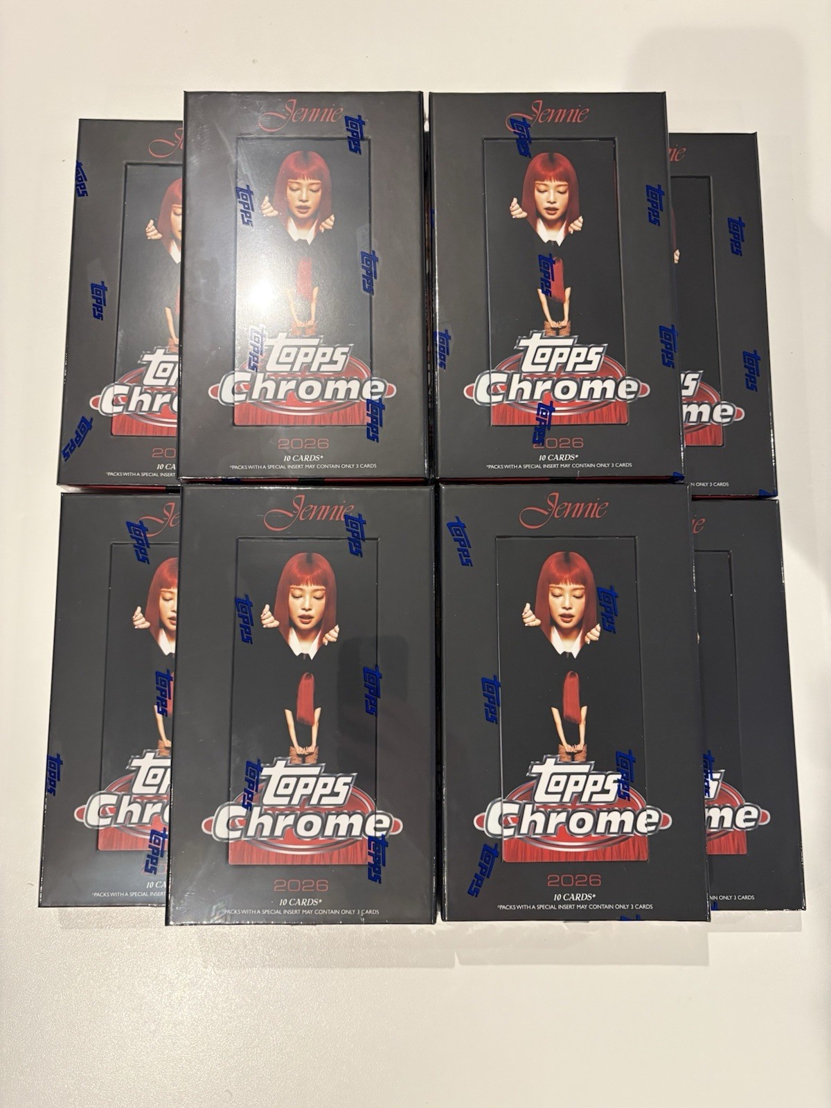 Topps 2026 Topps Chrome Jennie Sealed Trading Card Box  (1 Box) Kpop Blackpink