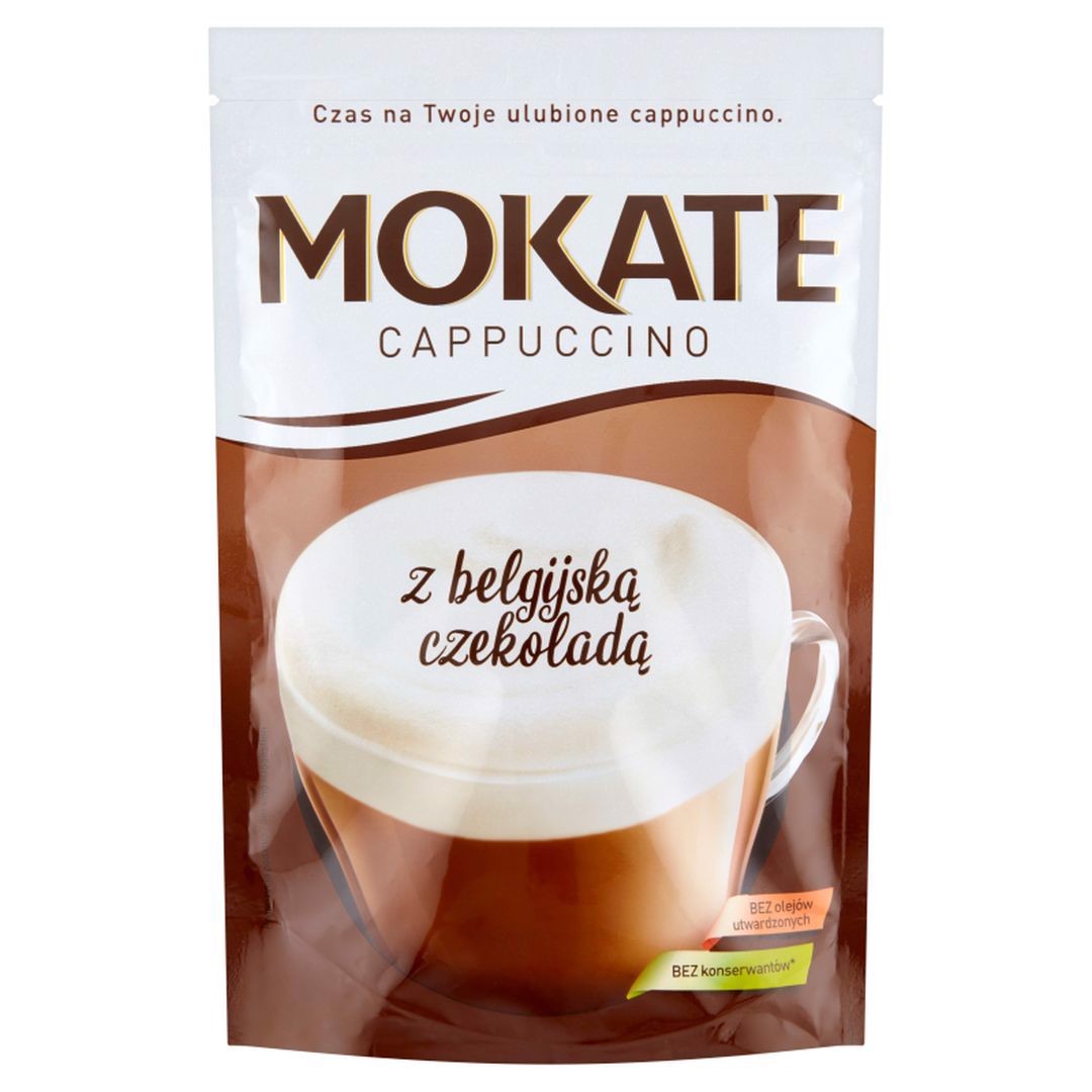 5902891280224 Mokate Cappuccino z belgijską czekoladą 110 g MOKATE
