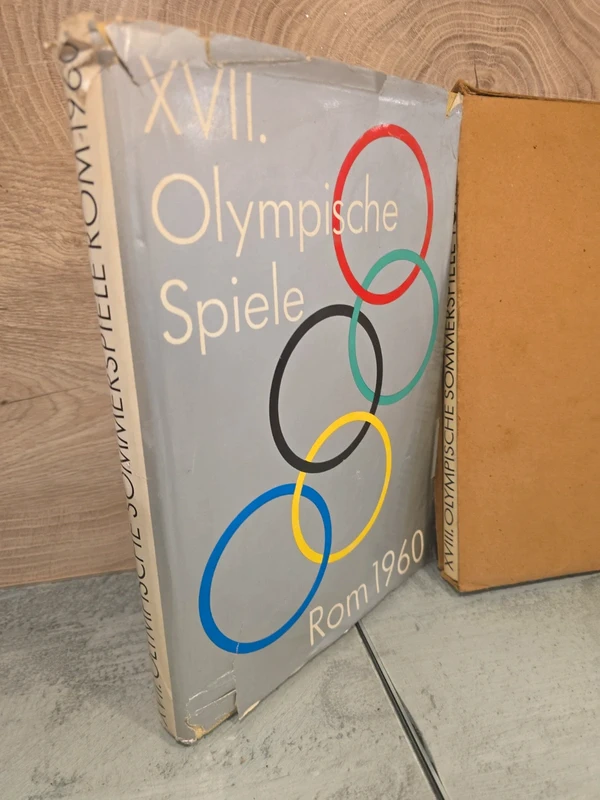XVII. Olympische Spiele Rom 1960 Buch mit Schutzumschlag