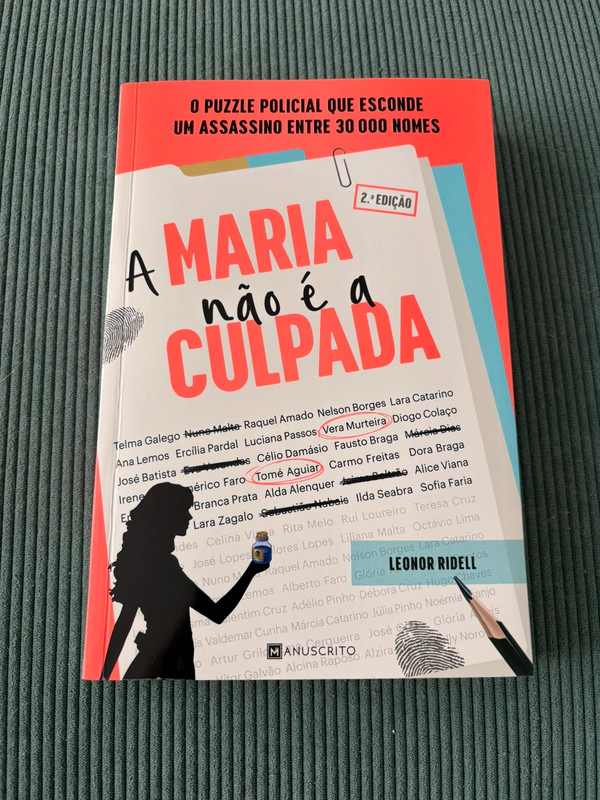Livro “A Maria não é culpada”