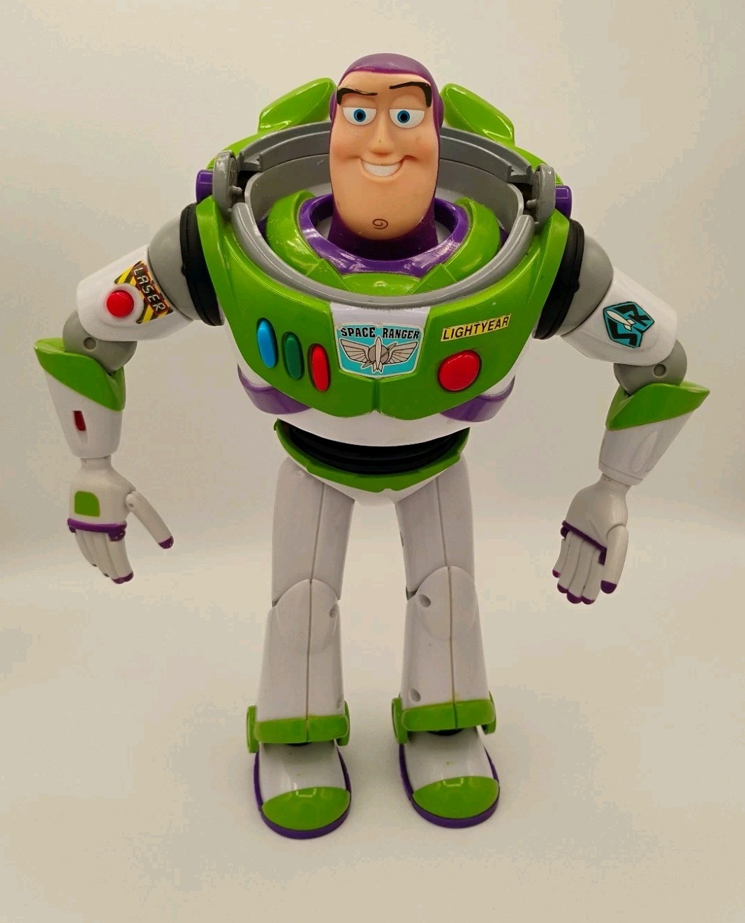 Thinkway Toys Disney Pixar 12" Buzz Lightyear Interactive Action Figure Working 