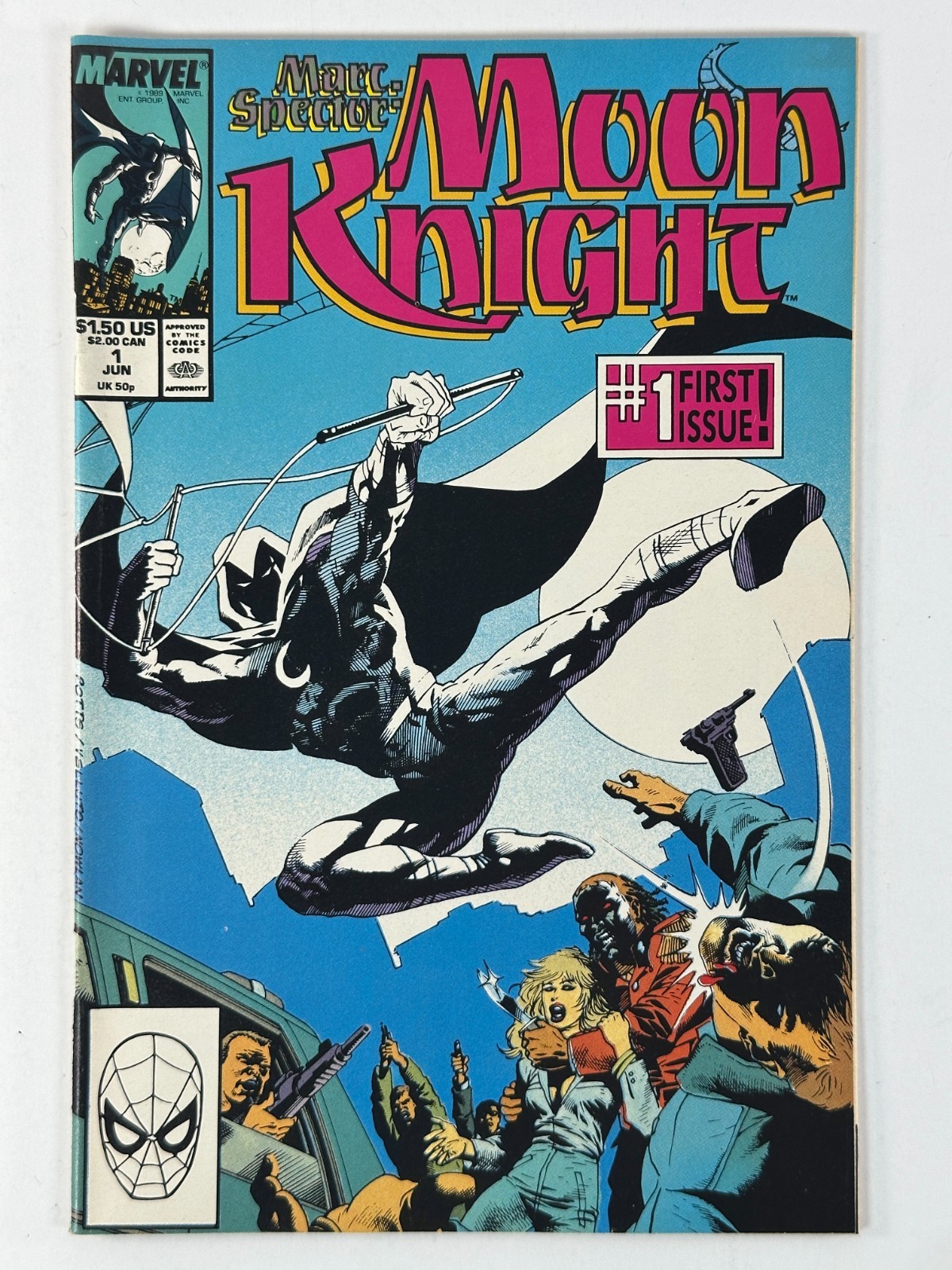 Marc Spector Moon Knight #1 Marvel Comics 1989 prima edizione