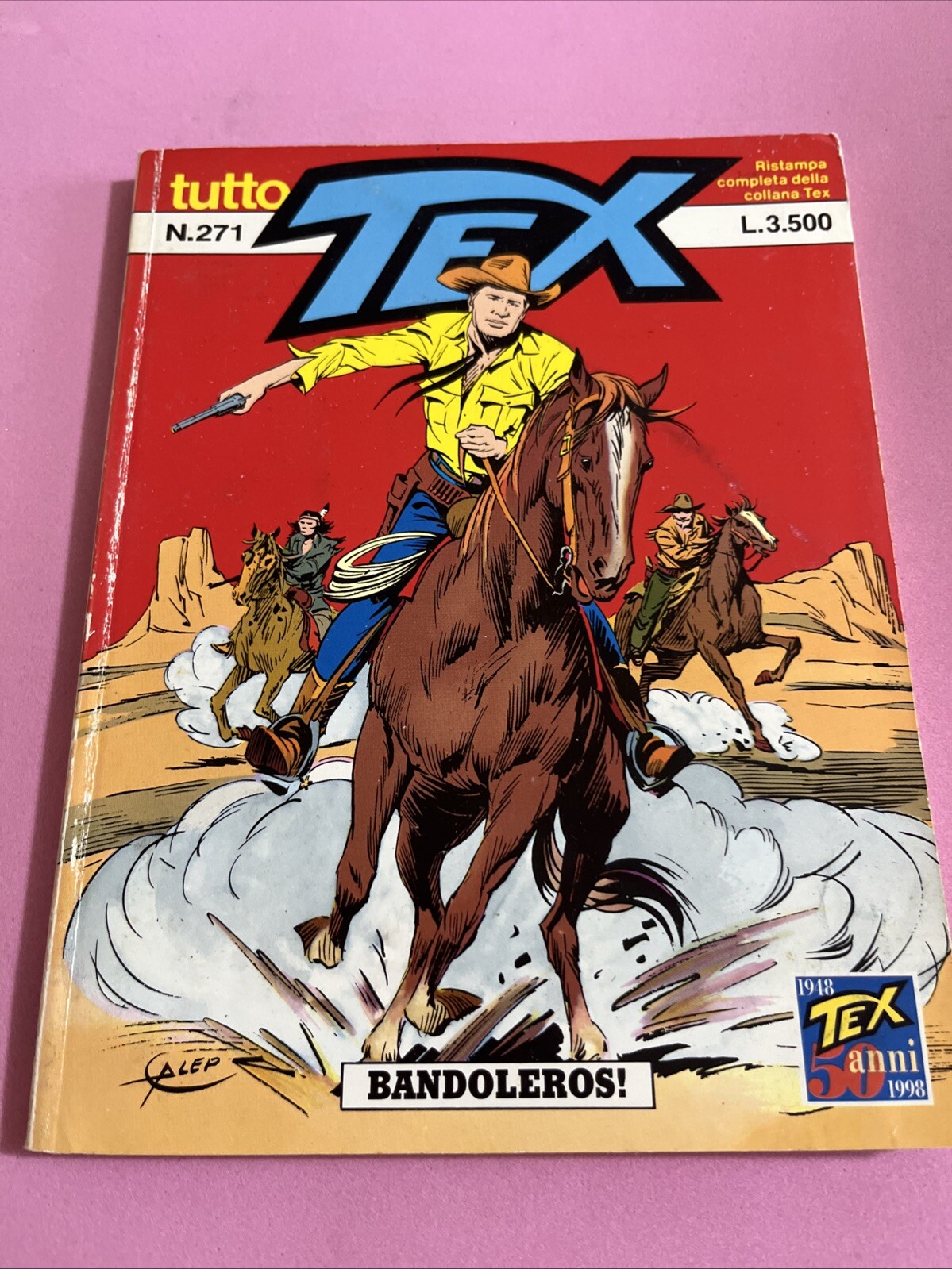 GIORNALINO FUMETTO TEX COLLEZIONE N. 271 Bandoleros!- VINTAGE