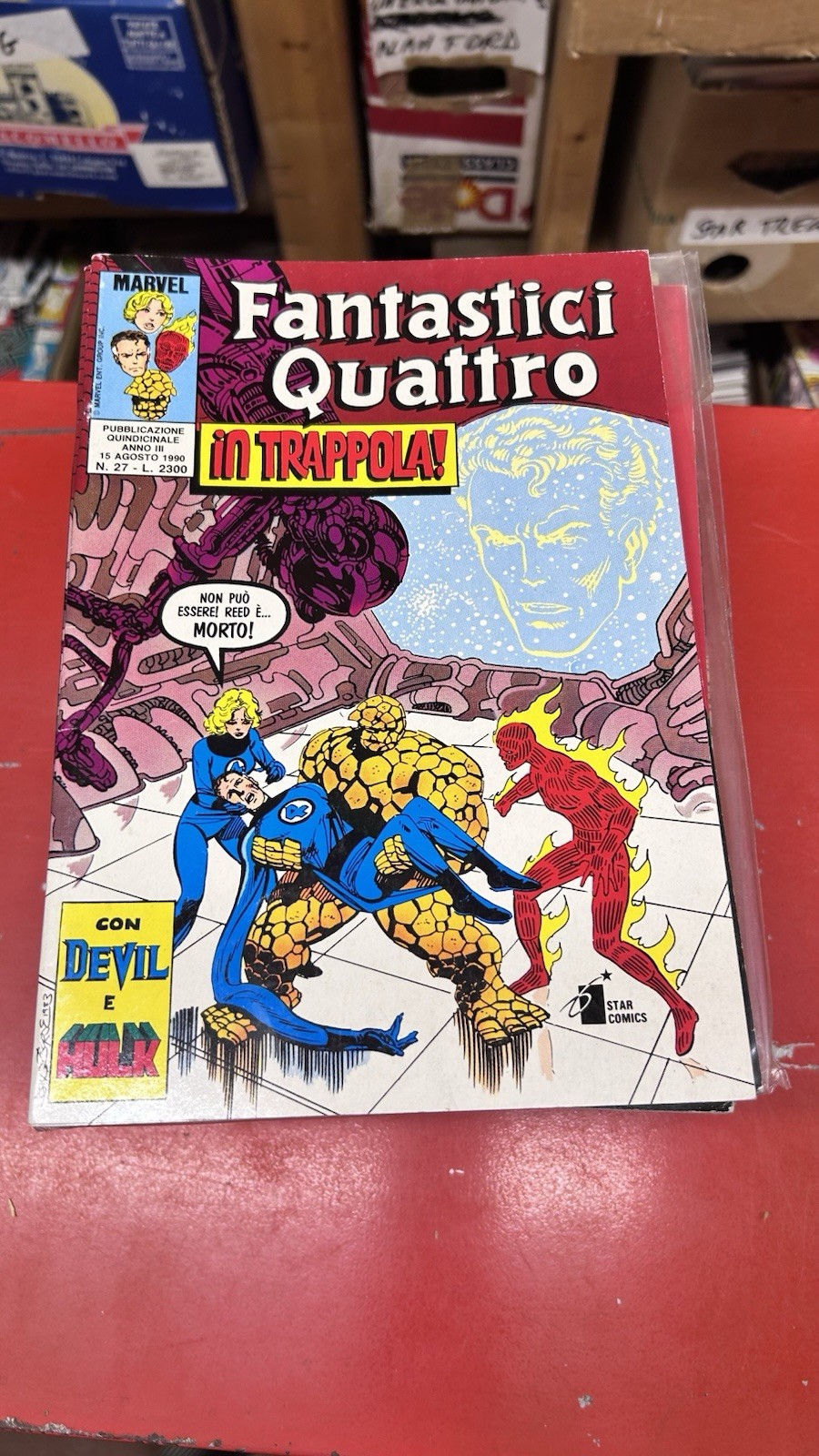Star Comics Fantastici Quattro n.27 In trappola! 1990 Marvel italiano albo