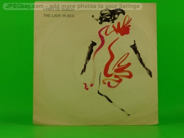 CHRIS DE BURGH THE LADY IN RED (149) 2 Track 7" Single plus Picture Sleeve A AND