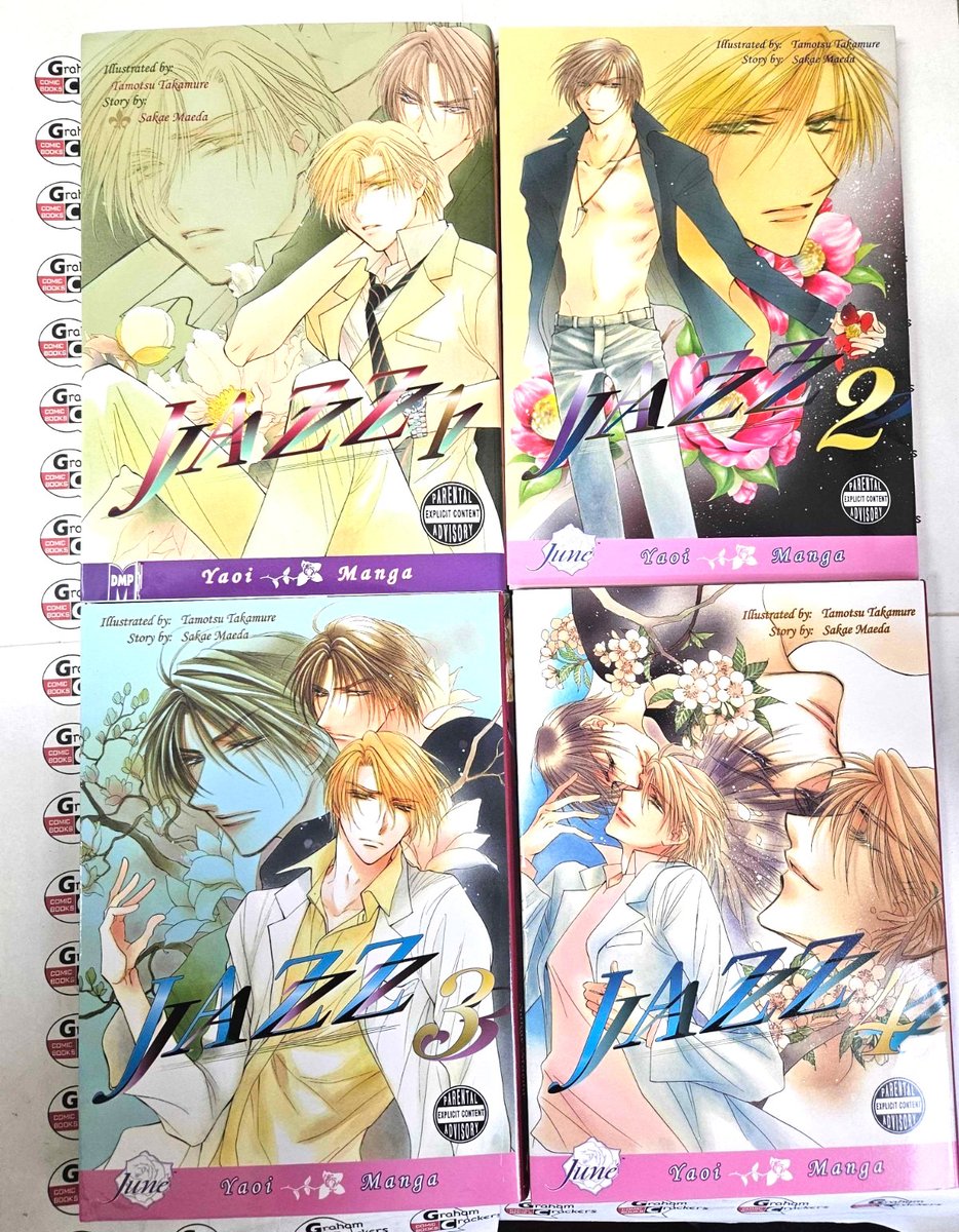 JAZZ vol. Set 1-4 manga *DMP/Juné Manga *SCARCE!! *Fuori Stampa* Combina S&h!!