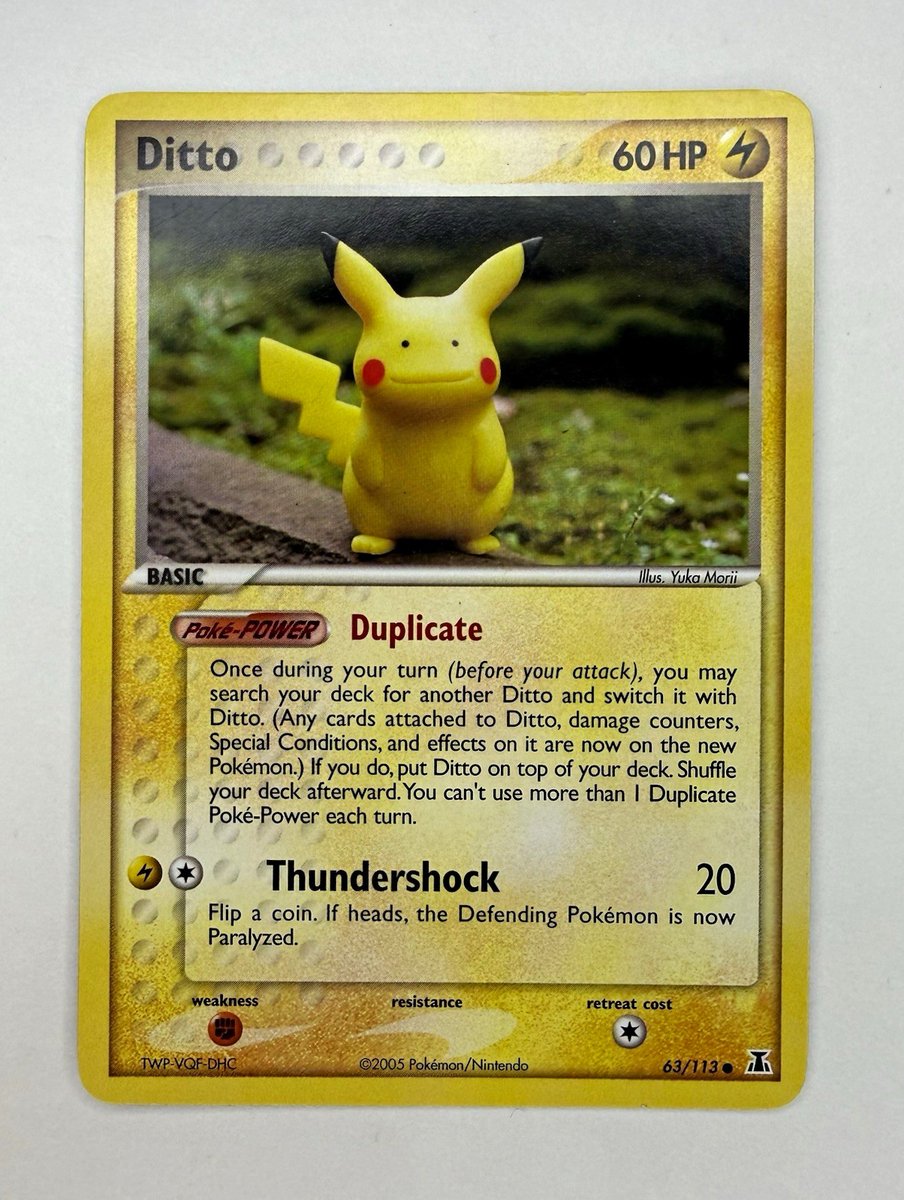 Idem (Pikachu) 063/113 EX Delta Species Regular 60 HP ENG