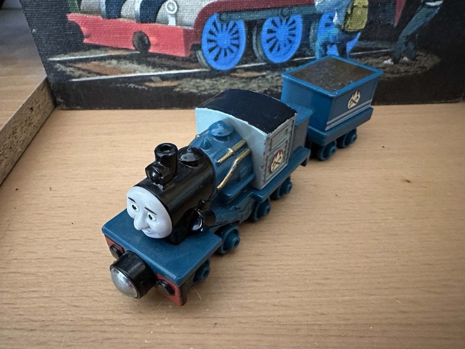 Calamita rotonda treno Thomas pressofuso Take Along N Play Ferdinand & Tender!