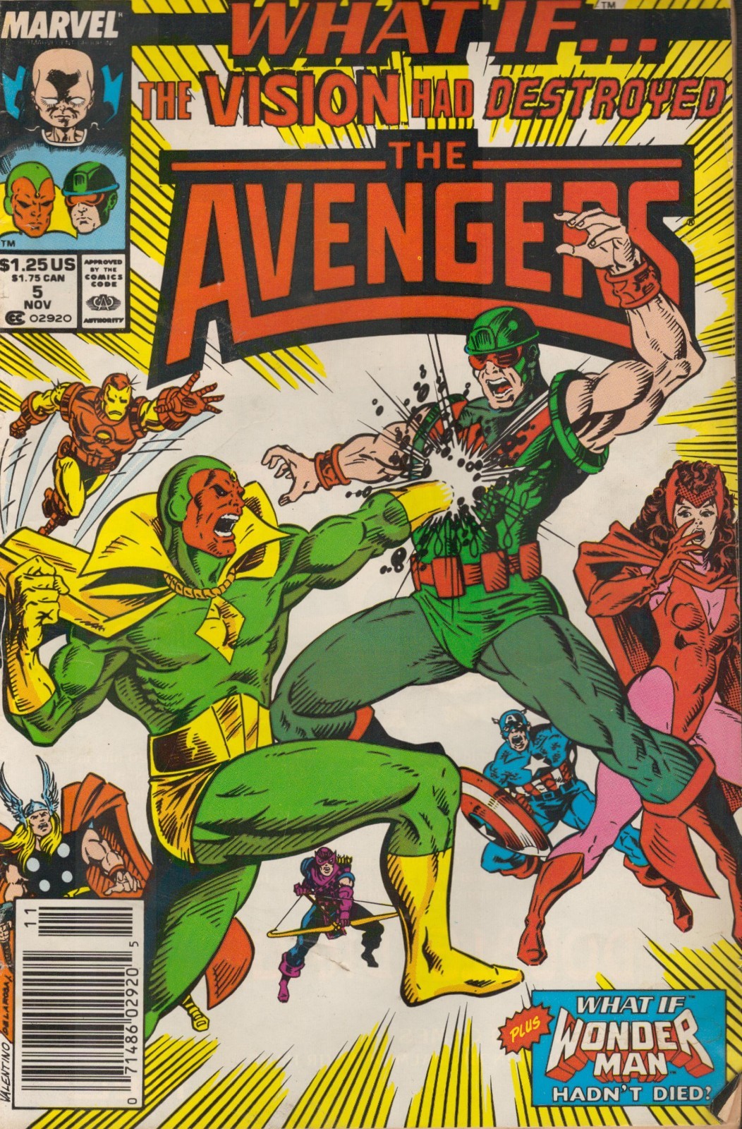 54575: MARVEL WHAT IF… THE VISION HAD DESTROYED THE AVENGERS #5 VG Grade