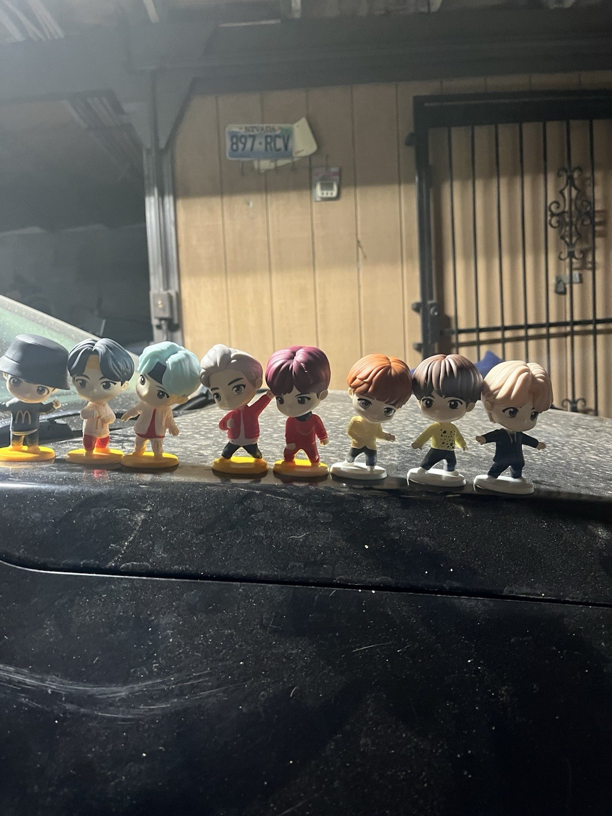 BTS McDonald's TinyTAN Mini Figures Lot Of 8 RM Jin SUGA j-hope Jung Kook 