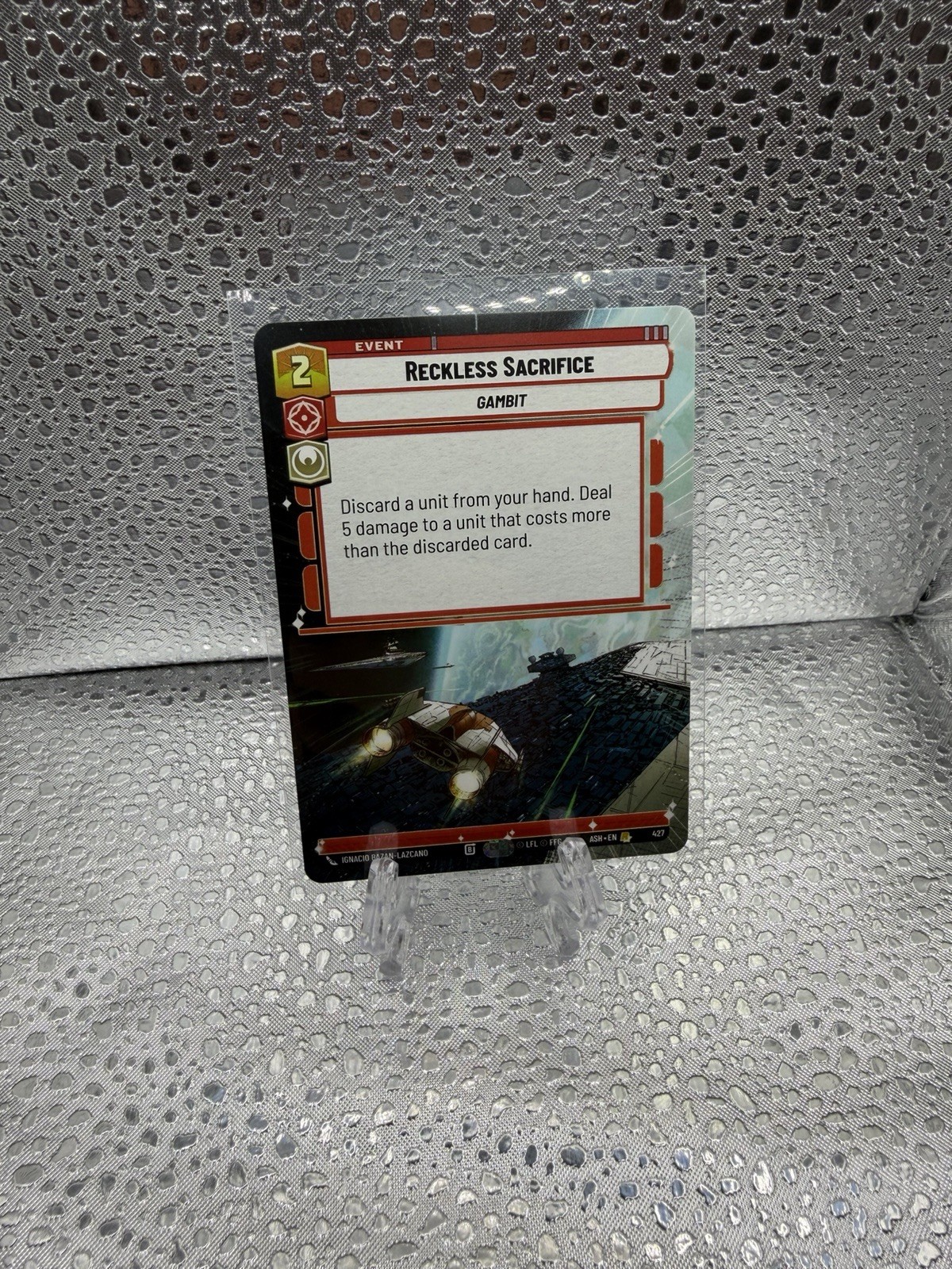 Star Wars Unlimited Ashes of the Empire Sacrificio Reckless Raro *Leggi Desc.*