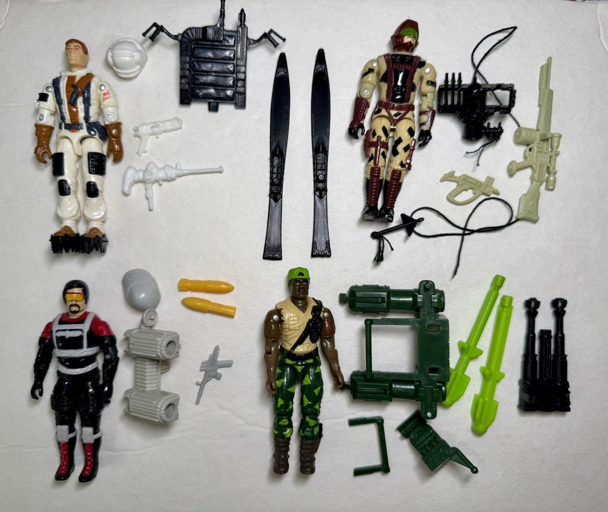 Figurine Hasbro GI Joe Cobra anni '80 Blizzard Rock Viper Heavy Duty Metal Head