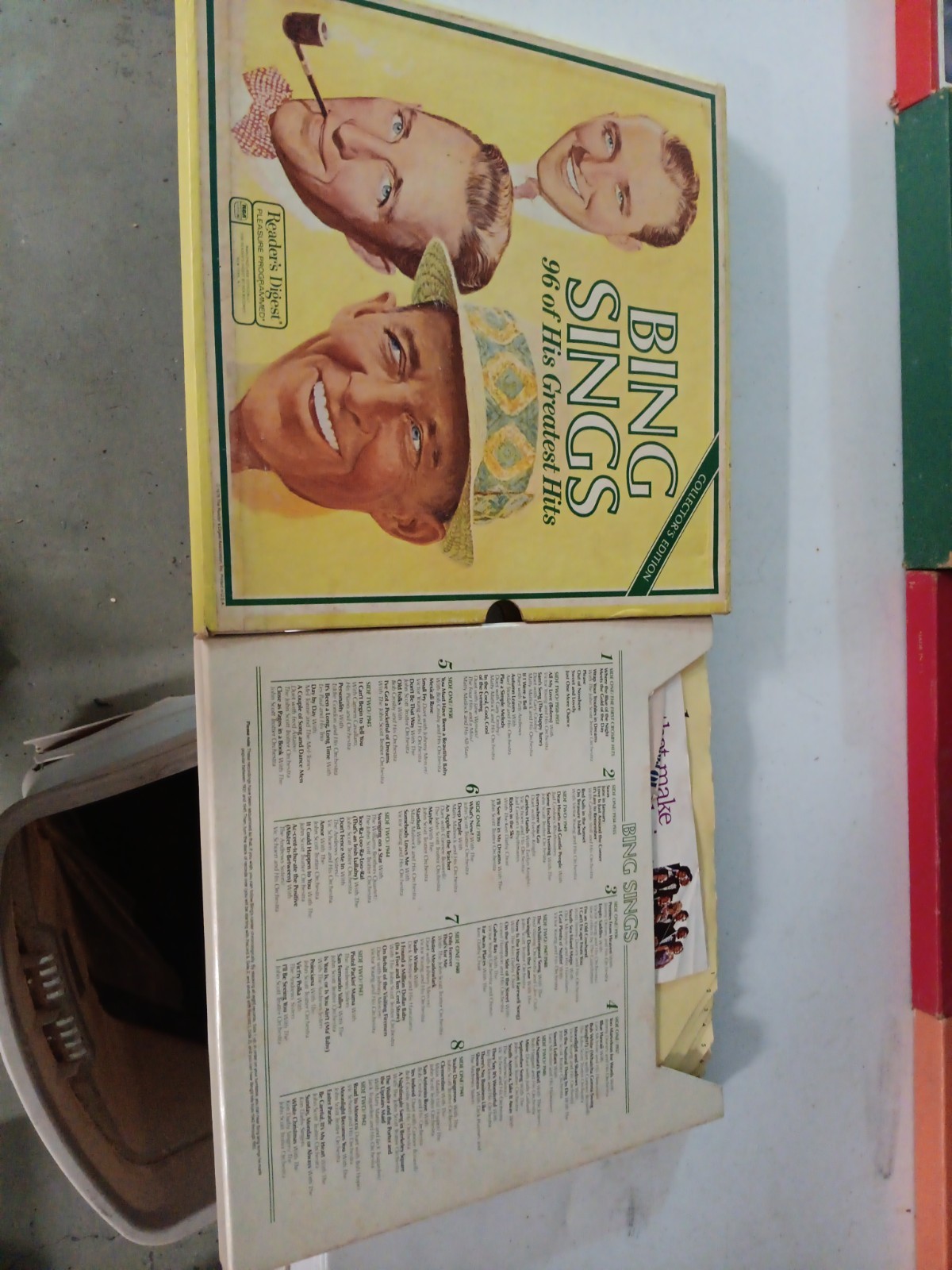 Bing Crosby Sings 96 of His Greatest Hits, 8 LP  Vinyl Box Set - 