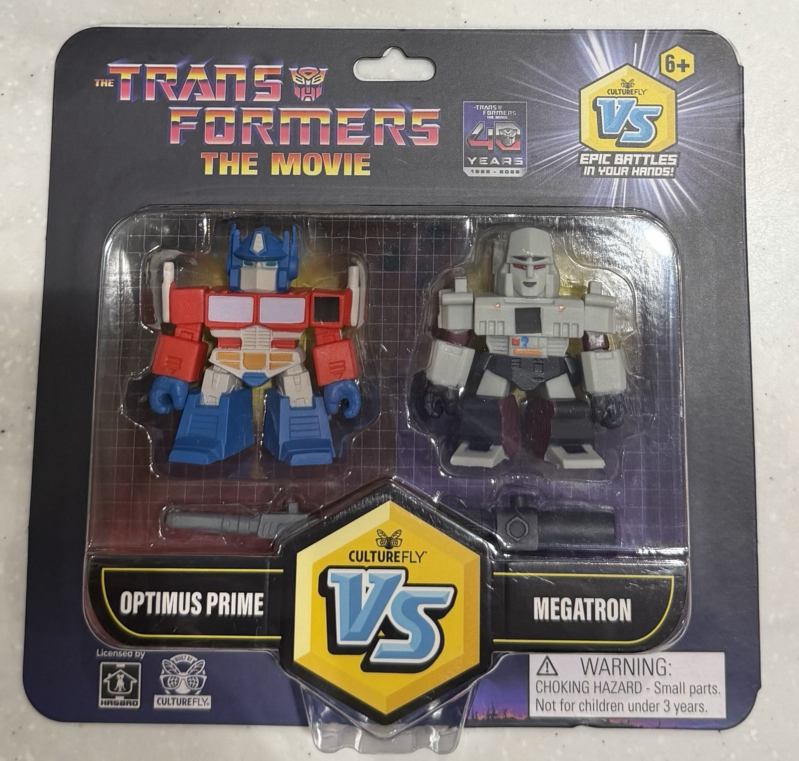 Transformers The Movie: Optimus Prime VS Megatron 2"  By Culturefly New