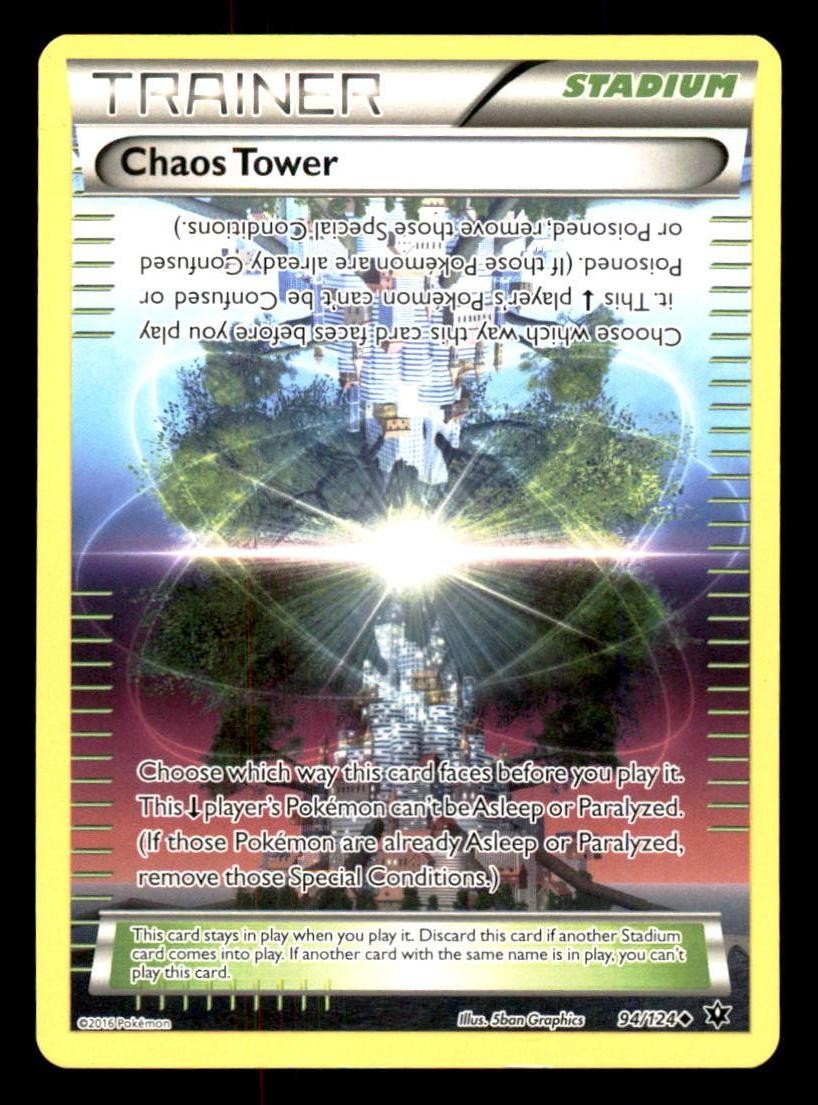 CHAOS TOWER 94/124 POKEMON FATES COLLIDE LP