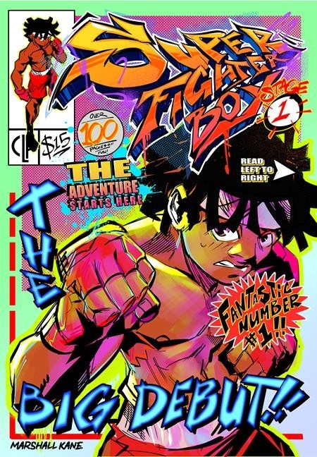 Super Fighter Boy TP Marshall Kane Cosmic Lion Productions quasi nuovo -