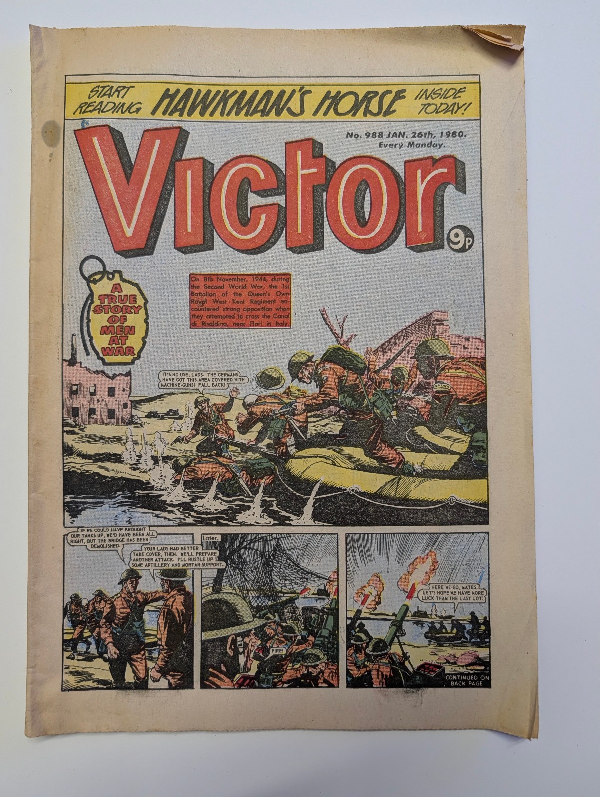 The Victor Comic, No 988, January 26th 1980.