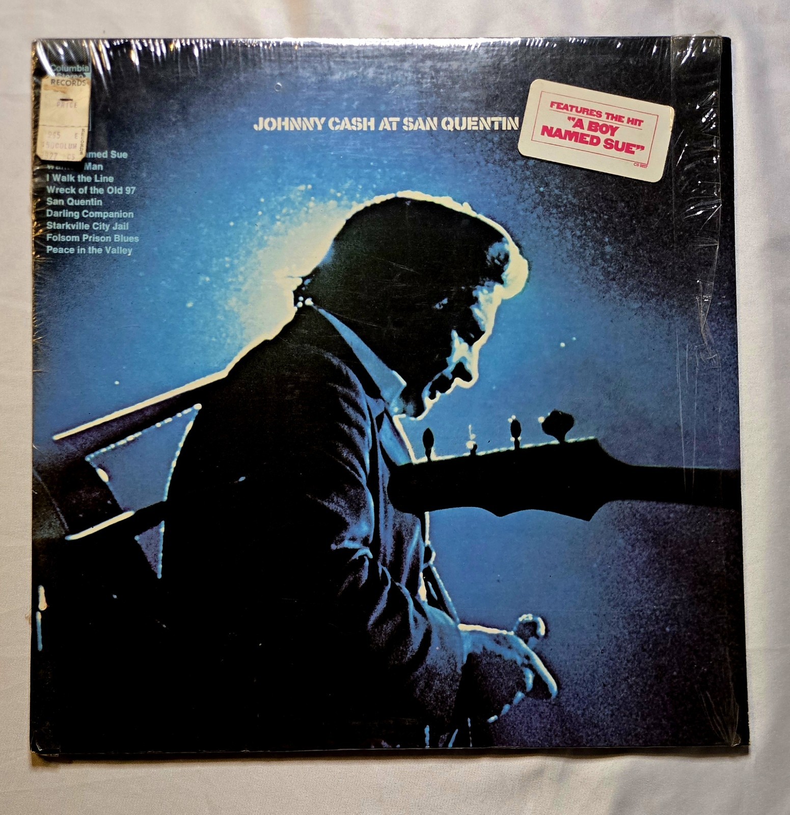 Johnny Cash / At San Quentin / Columbia / 12" Vinyl LP / 1969 / VG +/ VG +