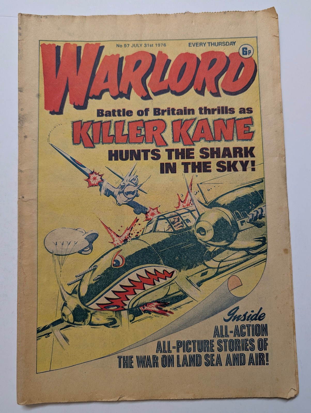Warlord Comic No 97, July 31st 1976.