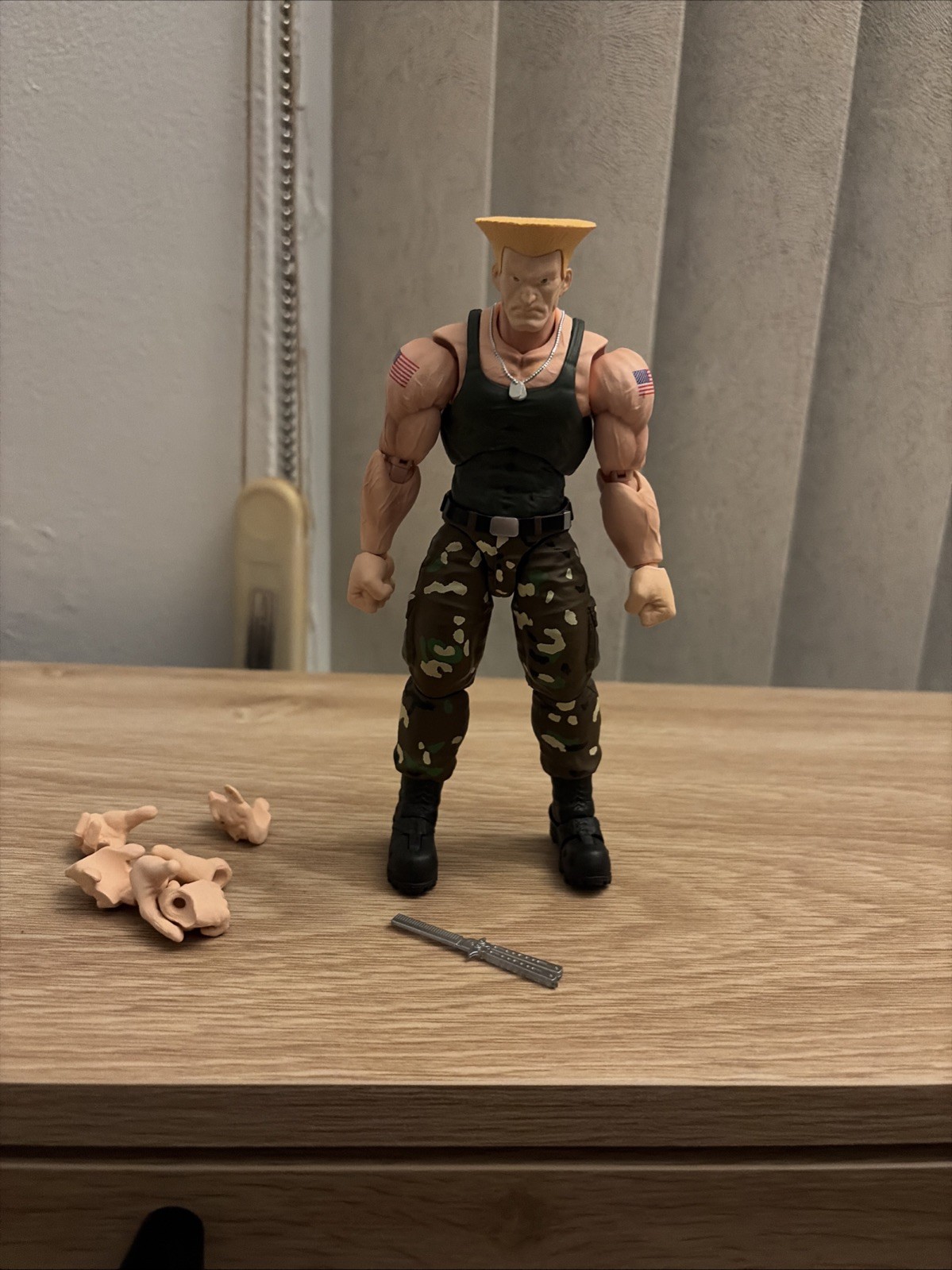 SH Figuarts Street Fighter 6 Guile (Outfit 2) Modellino scala 6 pollici sciolto 