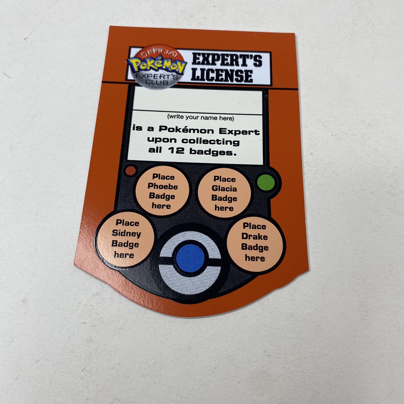 UFFICIALE Pokemon Experts Master Licenza Scolastica 2007 Nintendo.